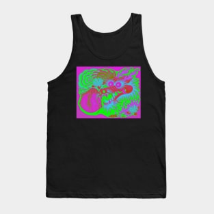 Neon Dragon With 4 Elements Variant 20 Tank Top